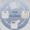 DII® 11" Nonwoven Polyester Scroll Storage Cubes, 2ct.